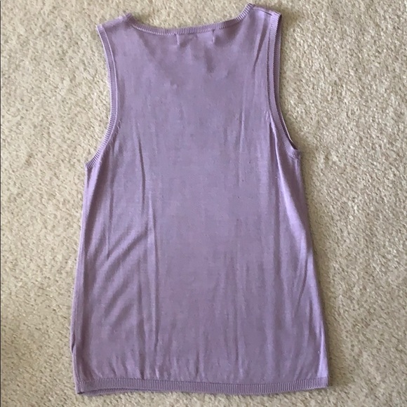 Pretty Lavender August Silk Tank Size M - Picture 9 of 9